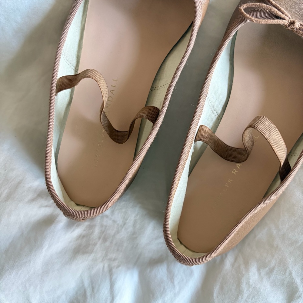 Loeffler Randall // Leonie Brown Leather Ballet Flats - Picture 6 of 10